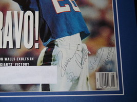 Everson Walls Signed Framed 1991 Sports Illustrated Magazine Cover Display image 2