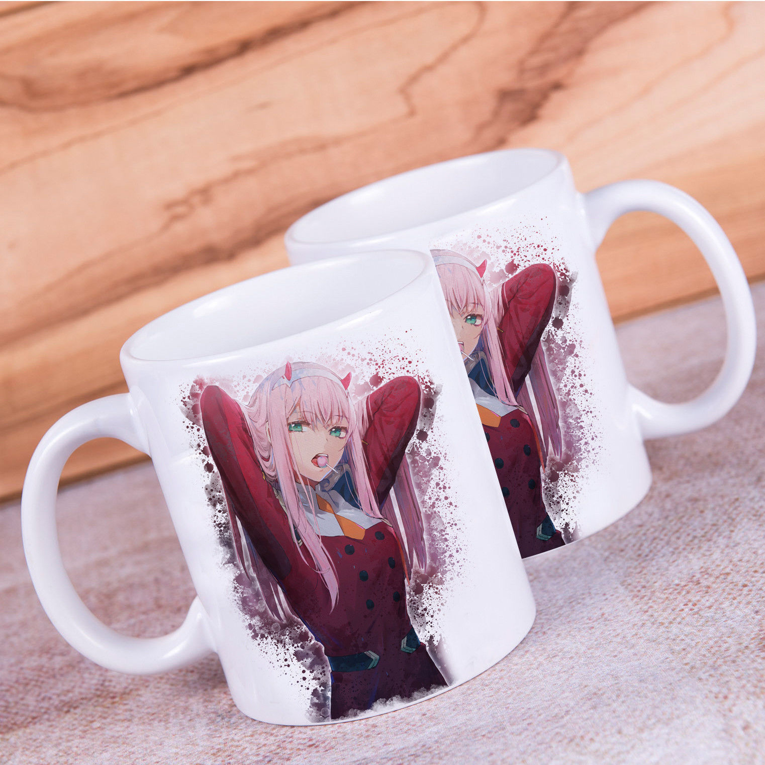 Anime Gift Darling in the FranXX Otaku Mug 11oz Japan Manga Magic Tea