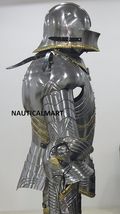German Gothic Full Suit Of Armor 15th Century Larp Armory Suit Highest Class image 4