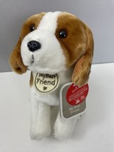 Hallmark My Best Friend Beagle Puppy Dog Plush Tricolor w Hang Tag - $44.55
