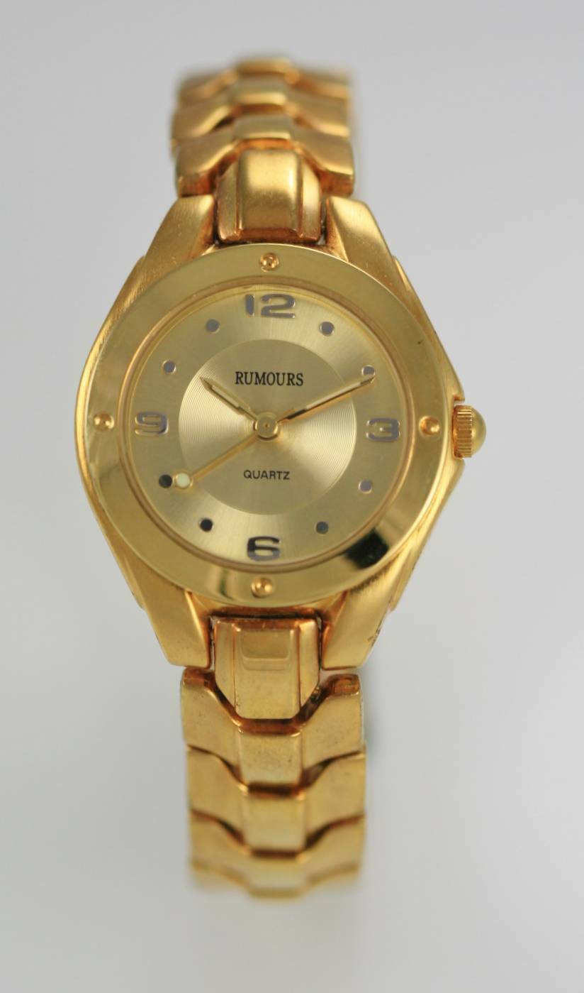 Rumours Womens Watch Stainless Steel Gold Easy Read Water Resist ...