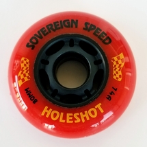 OUT 4 Pack 76mm Holeshot Inline Skate Wheels-Indoor 74a X-Soft roller bl... - $300.00