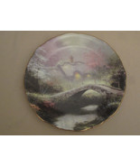 BROOKSIDE HIDEAWAY collector plate THOMAS KINKADE Romantic COTTAGE - $23.92