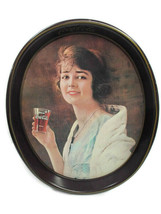 Coca-Cola Reproduction Flapper Girl Tray Brown Issued 1973 - $5.94