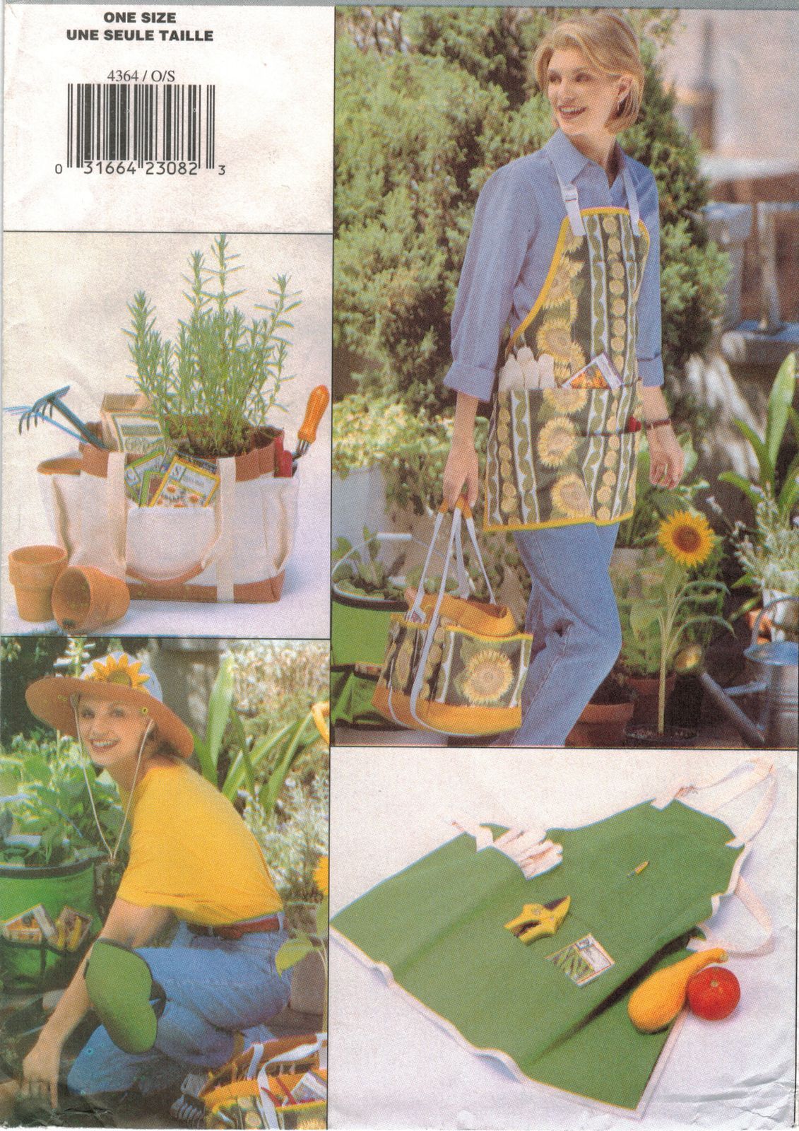 Ostara's Garden Bag & Apron PDF Sewing Pattern
