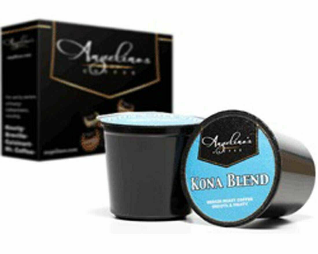 Angelino's Coffee 72 K Cups Kona Blend Exp.7/12/22 - Coffee Pods & K-Cups