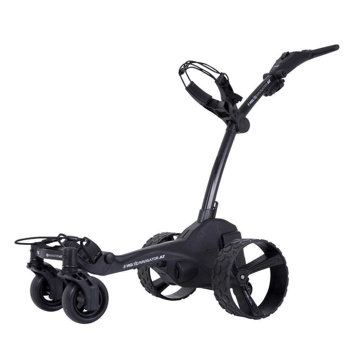 MGI Zip Navigator AT All Terrain Electric Golf Cart Bundle Golf Clubs