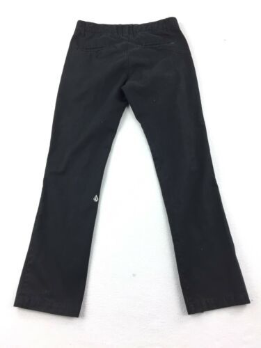 Volcom Corpo Class Flat Front Chino Pants Men's Black Size 30 44-11 - Pants