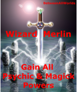 FullMoon Wizard Merlin All Magick Psychic Powers + BetweenAllWorlds Weal... - $149.34