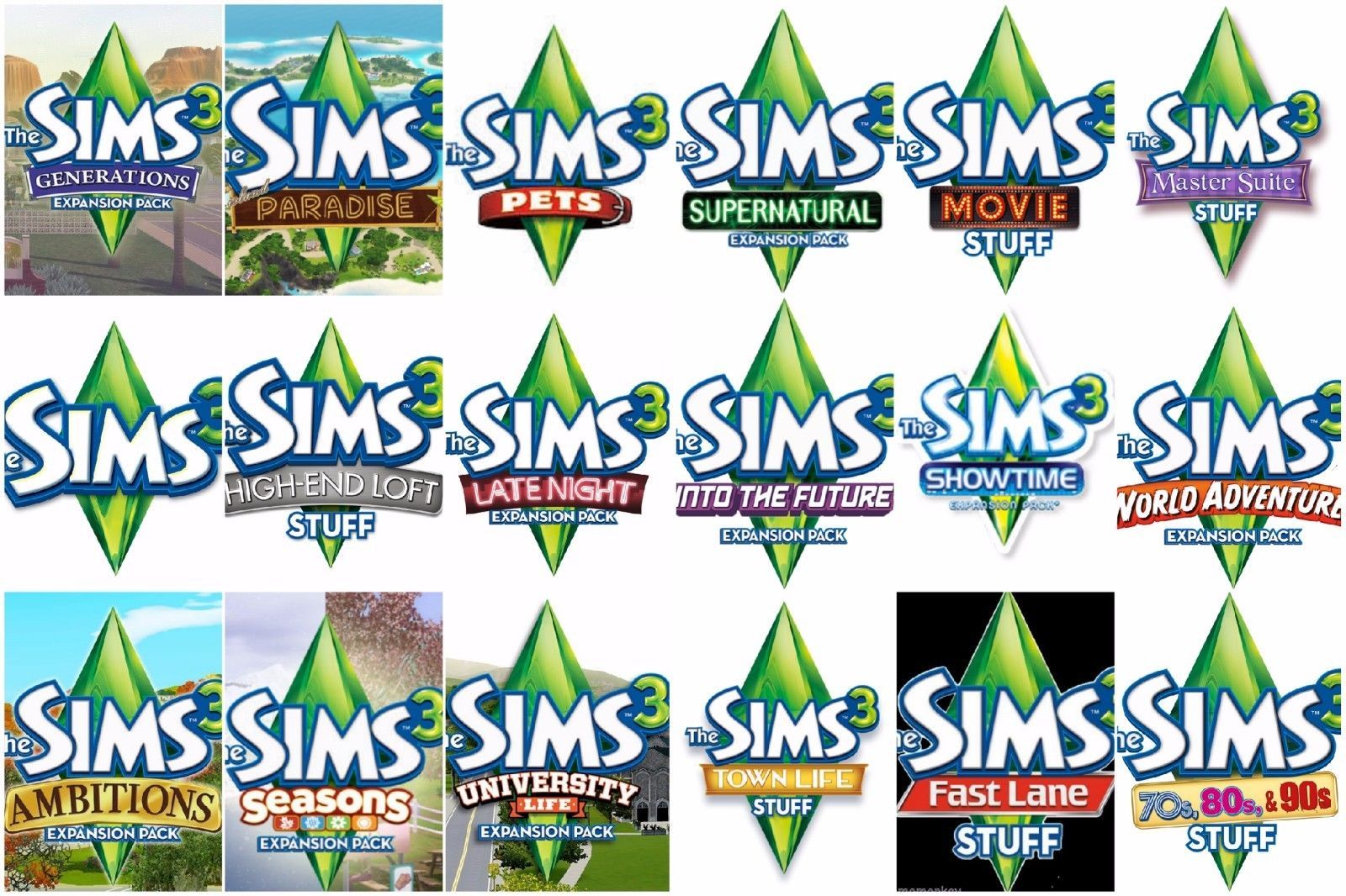 The Sims 3 Expansions and Stuff Packs - Origin Codes ...