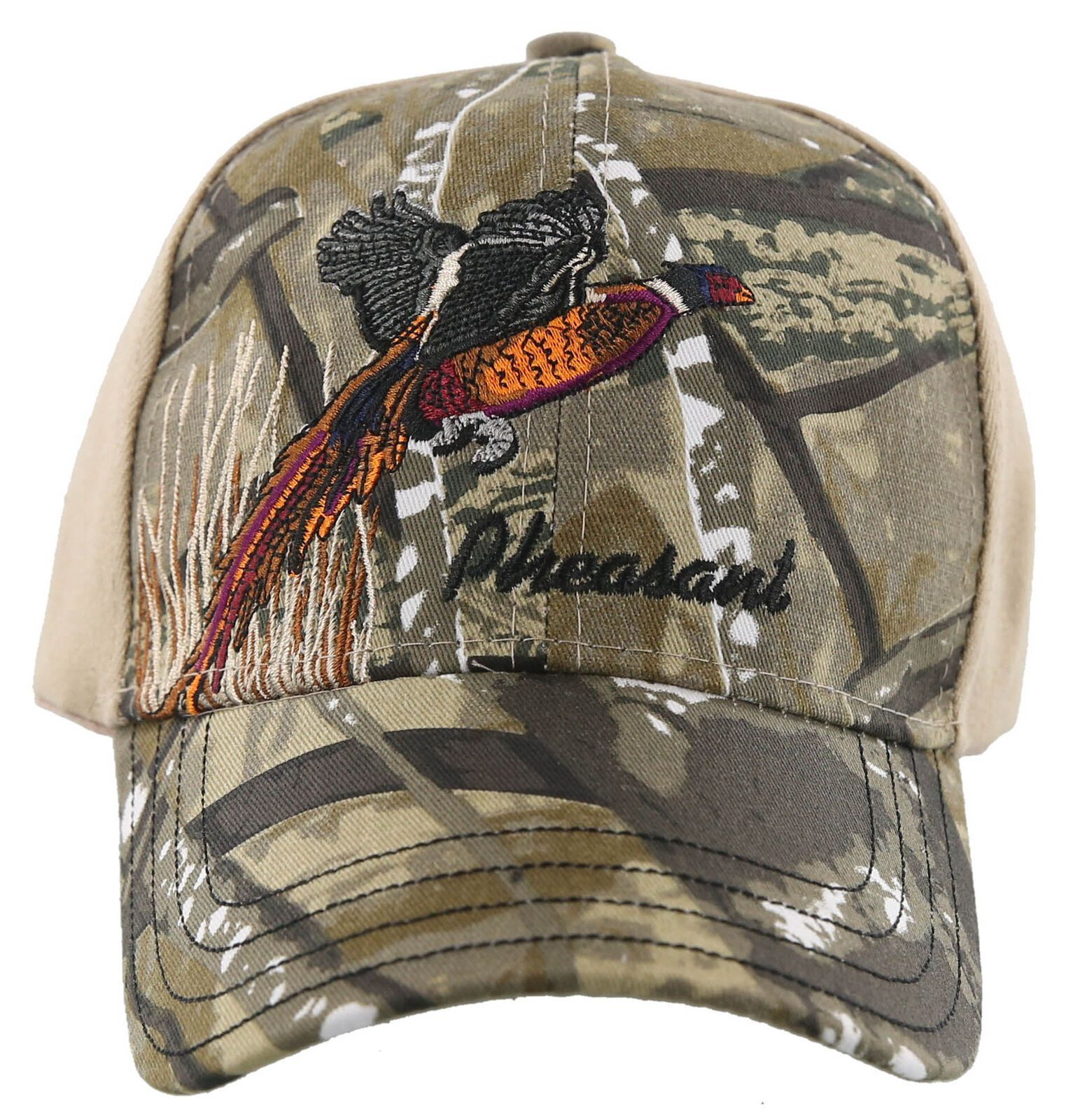 NEW! PHEASANT OUTDOOR HUNTING SIDE BALL CAP HAT CAMO - Men's Hats