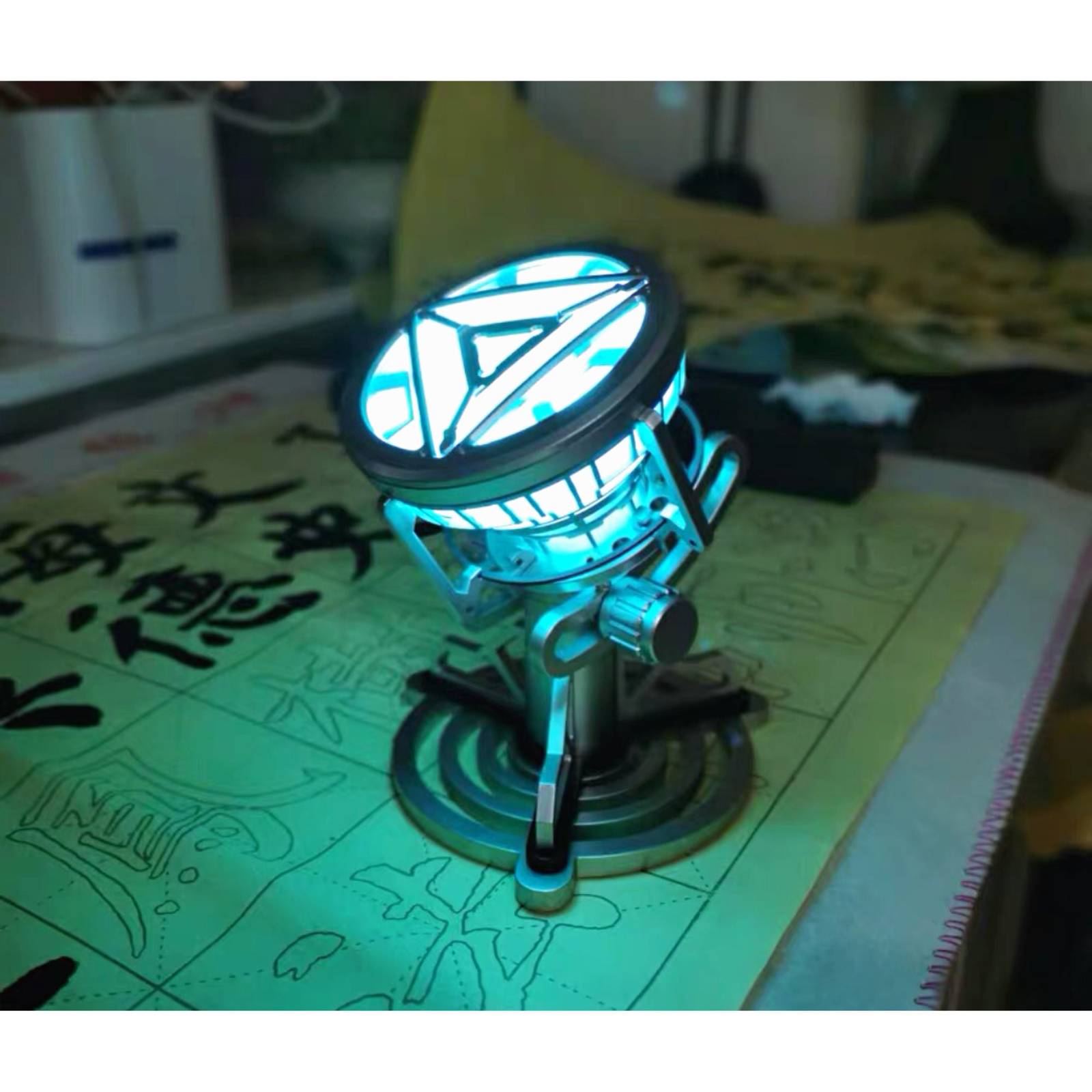 Handmade Iron Man Arc Reactor mk6 night light, Iron man desk lamp, Tony Chest Every Other Thing