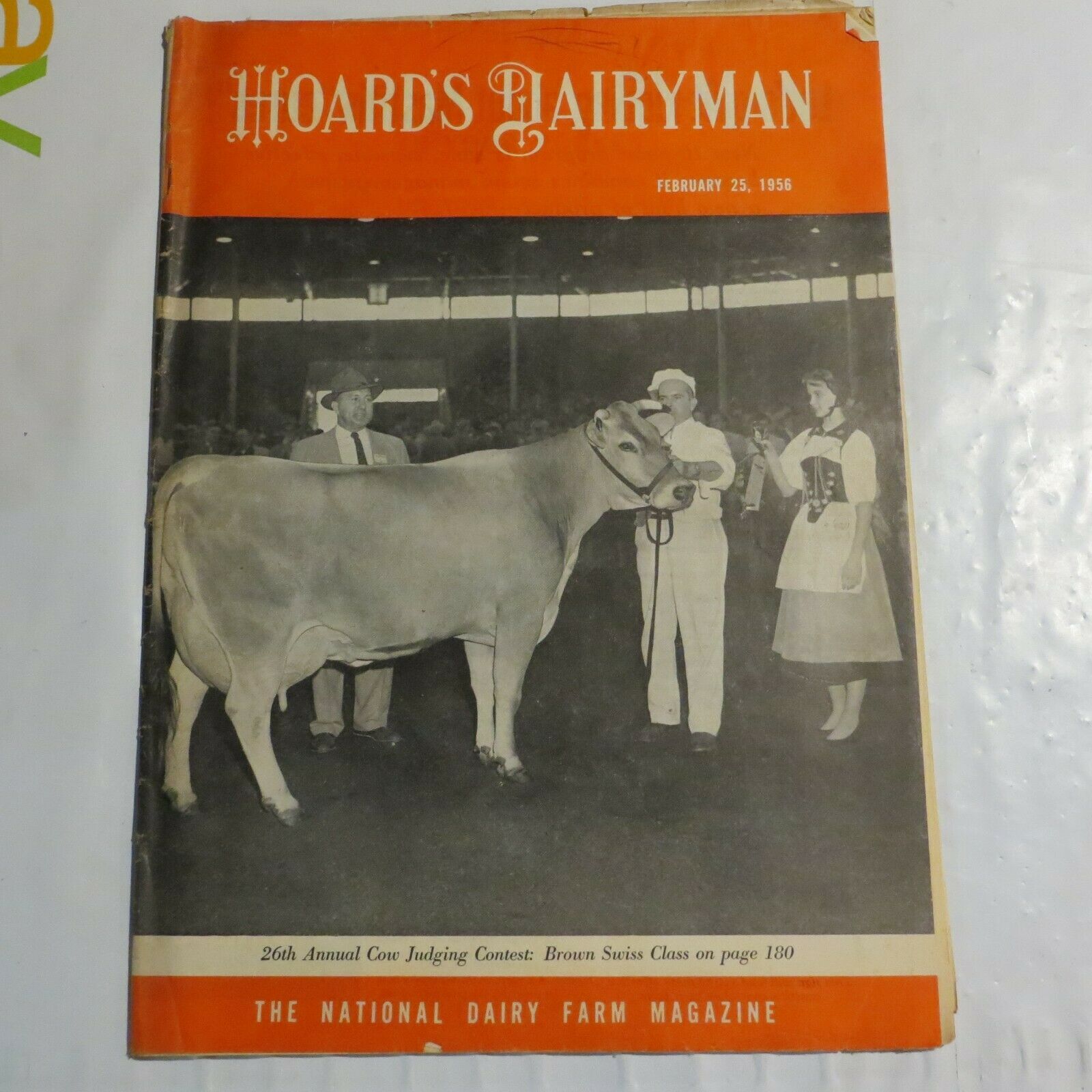 Vintage Hoard's Dairyman Magazine February 25 1956 National Dairy Farm