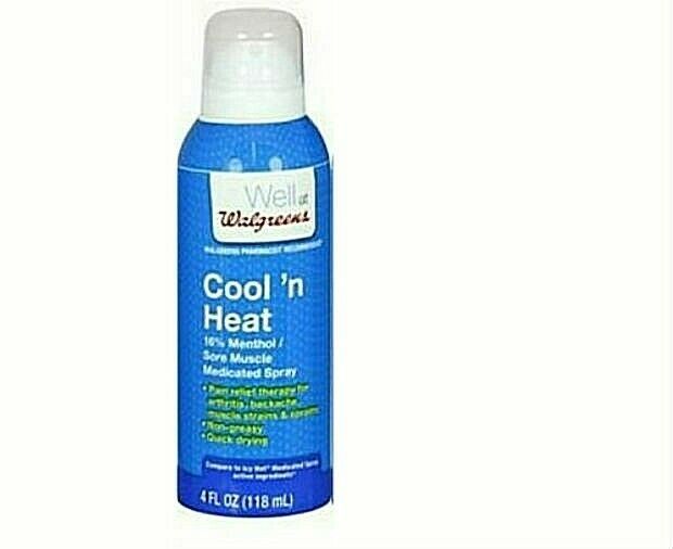 Walgreens Cool 'n Heat Sore Muscle Medicated Spray 4 oz CAN NEW SEALED