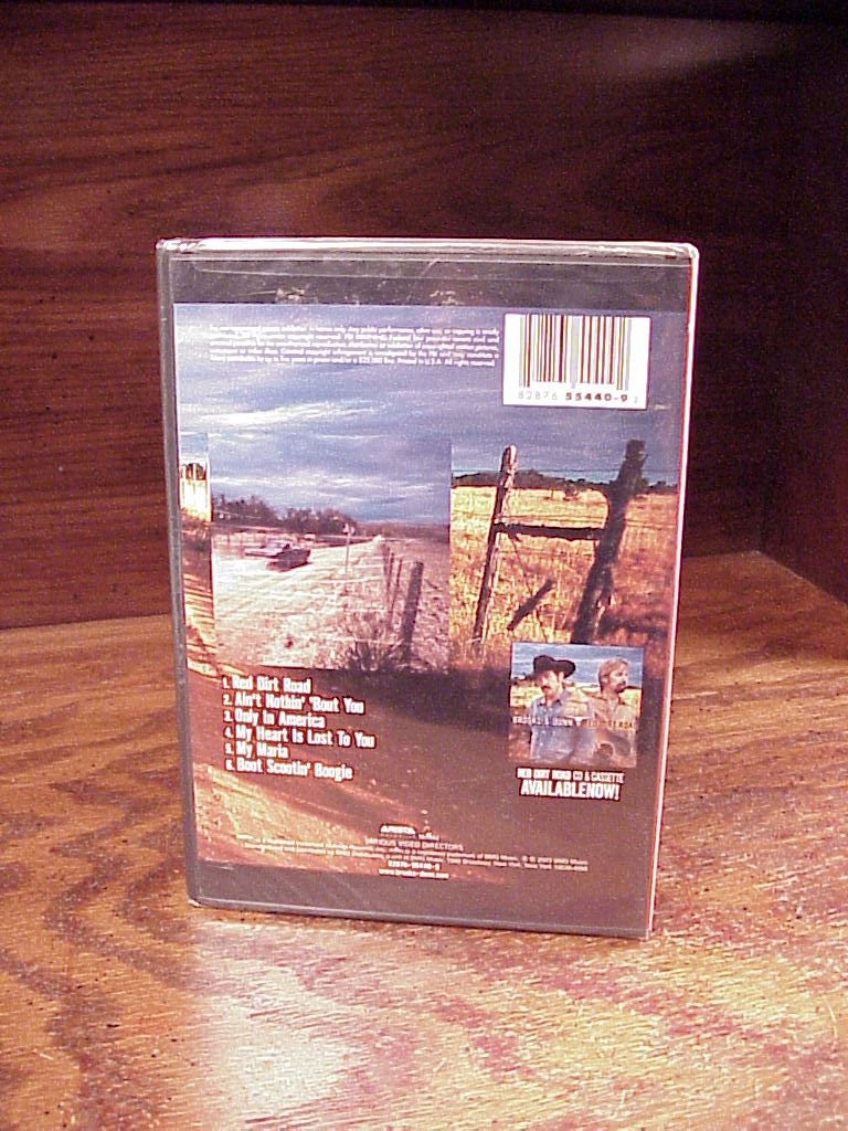 Brooks and Dunn Red Dirt Road and Other Video Hits DVD, Sealed, 6 Songs