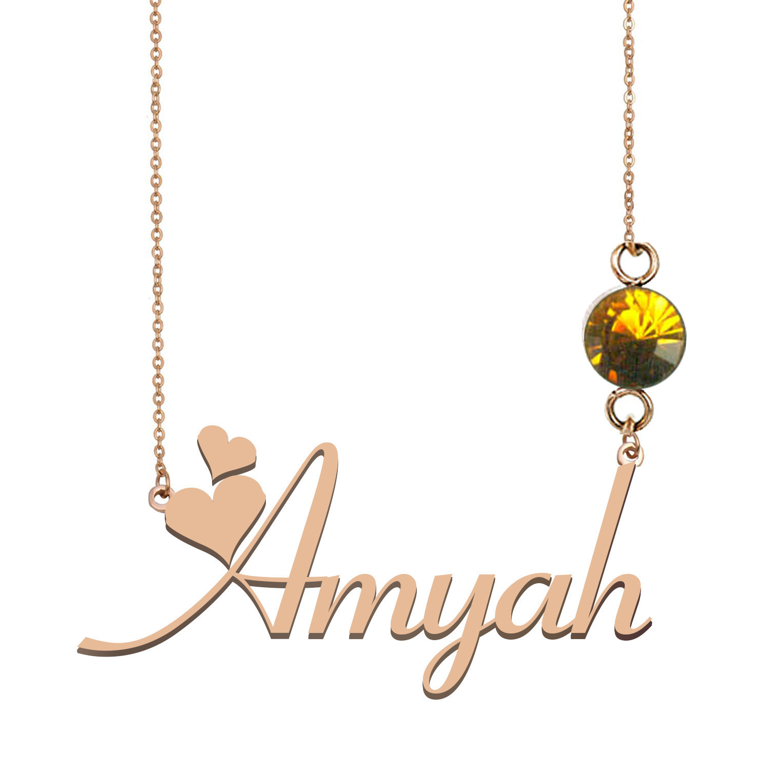 Abigail name necklace, Gothic name necklace, Amyah Name Necklace Best