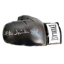 Michael Spinks &quot;Jinx&quot; Autographed Boxing Glove Black (JSA) - $54.01