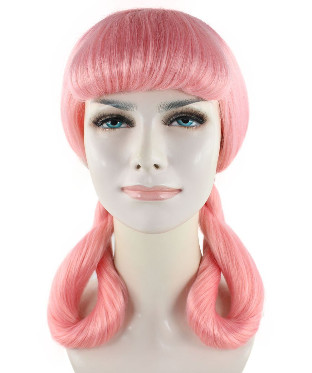 Nurse Joy Pokemon Wig, Pink Wigs &amp; Facial Hair
