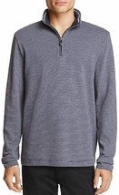 Hugo Boss Mens Navy Blue Striped C-Piceno Half 1/2 Zip Sweater, 2XL XXL 3056-10 - $126.72