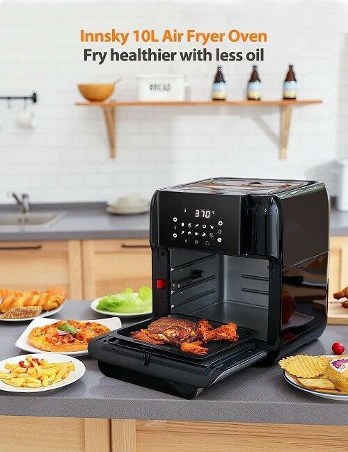 Innsky Air Fryer 10in1 Countertop Oven w/ Rotisserie 10.6QT 1500W
