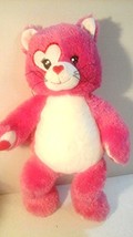 Build a Bear Cat Pink Kisses for You Kitty 16&quot; Plush Soft Hearts - $15.99