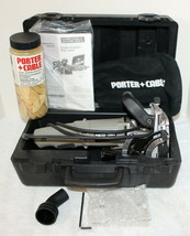 Porter Cable 557 Plate Biscuit Joiner Kit in Case + Manual + Extras ~ Used Once - $239.99