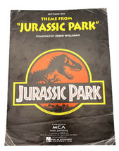 Jurassic Park Movie Theme Piano Solo Sheet Music John Williams Hal Leonard - $9.79