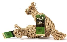 2 Ct Outback Jack Eco Friendly Candy Kringle Recycled Bottle Natural Dog Toy