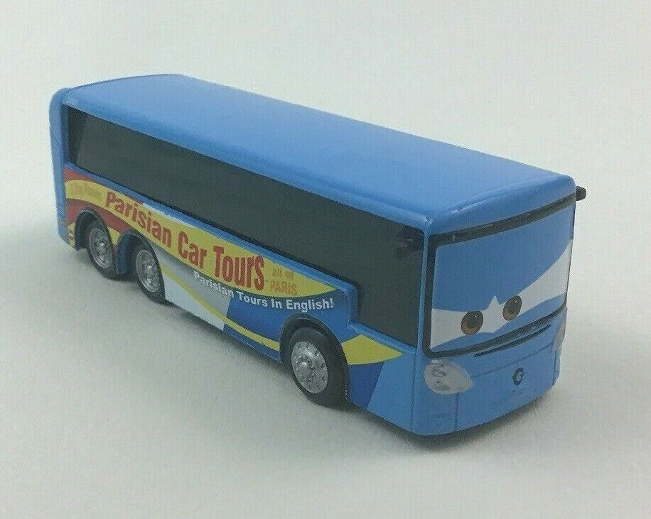 Cars 2 Emmanuel Parisian Car Tours Bus Toy Die Cast 5