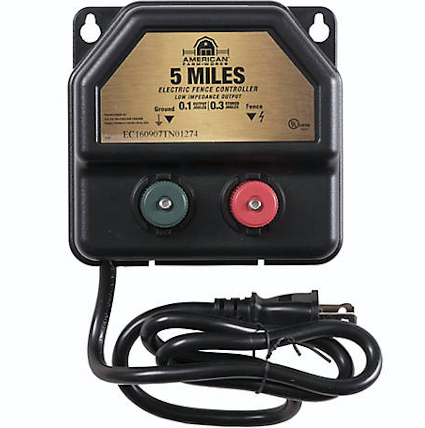 American FarmWorks EA5MAIR1 5Mile AC Low Impedance Electric Fence