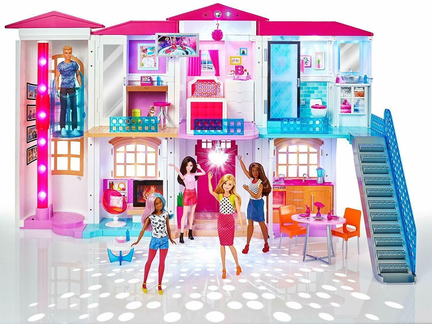 Barbie Doll Hello Dreamhouse DPX21 With WiFi Voice Activated Mattel