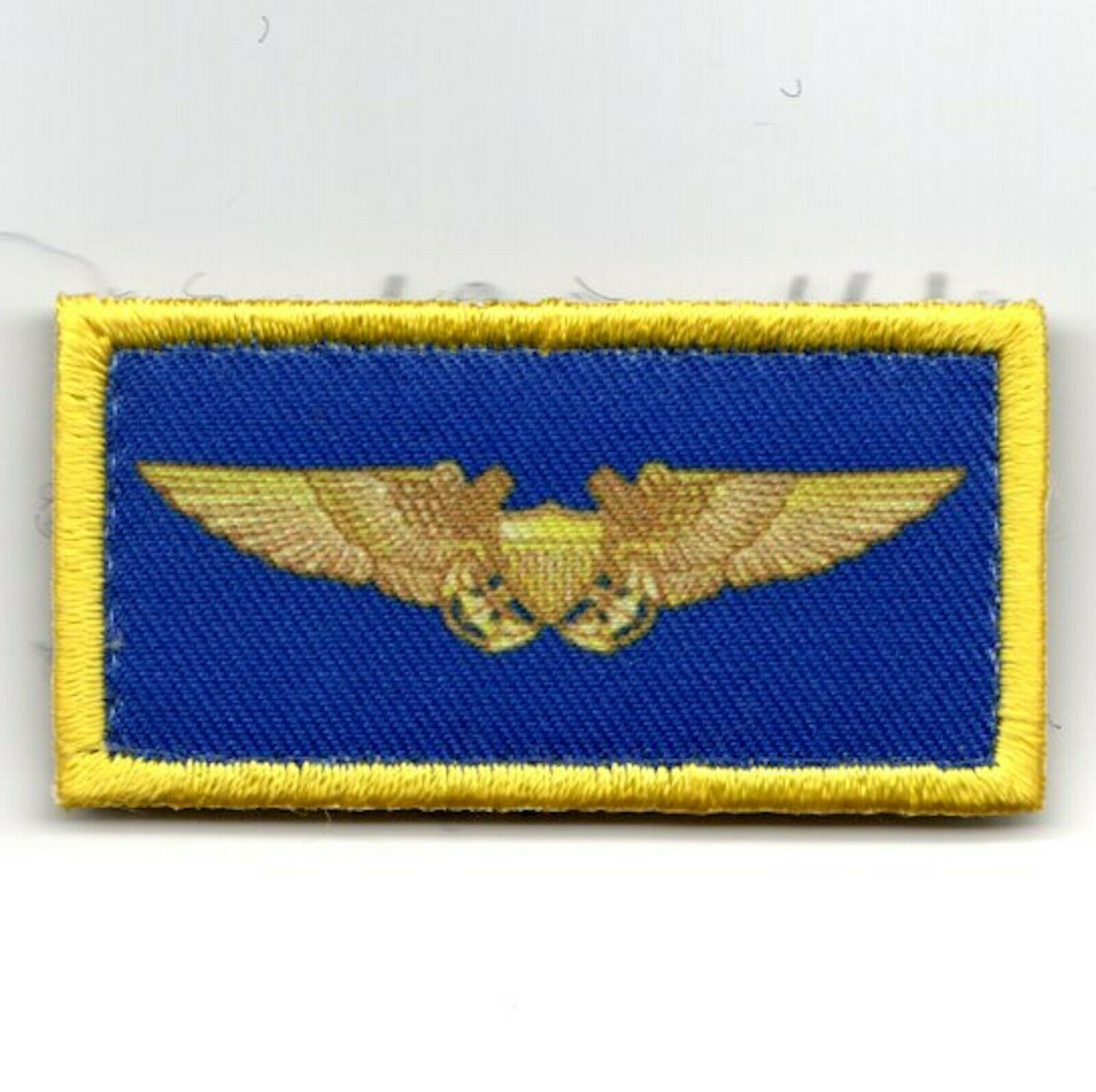 FLIGHT SUIT SLEEVE FSS NAVAL OFFICER WING HOOK LOOP EMBROIDERED JACKET PATCH Patches