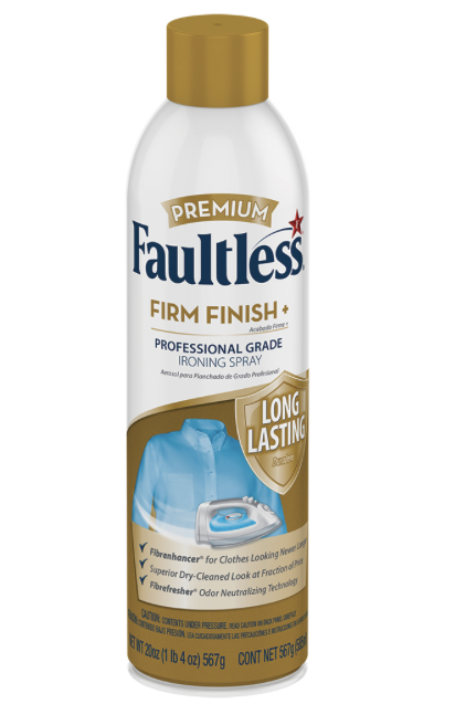 Primary image for Faultless Premium Starch Luxe Finish Ironing Spray Pro Grade, 20 Oz