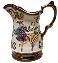VINTAGE WADE FESTIVAL ENGLAND SMALL PITCHER CREAMER SYRUP COPPER LUSTER