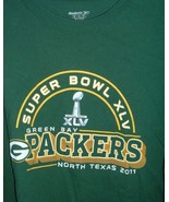Green Bay Packers Super Bowl Champions XLV North Texas 2011 Reebok XL lo... - $15.81