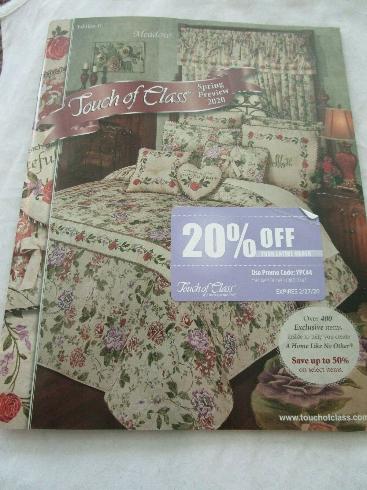Touch of class catalog spring preview 200 edition ii unique furnishings