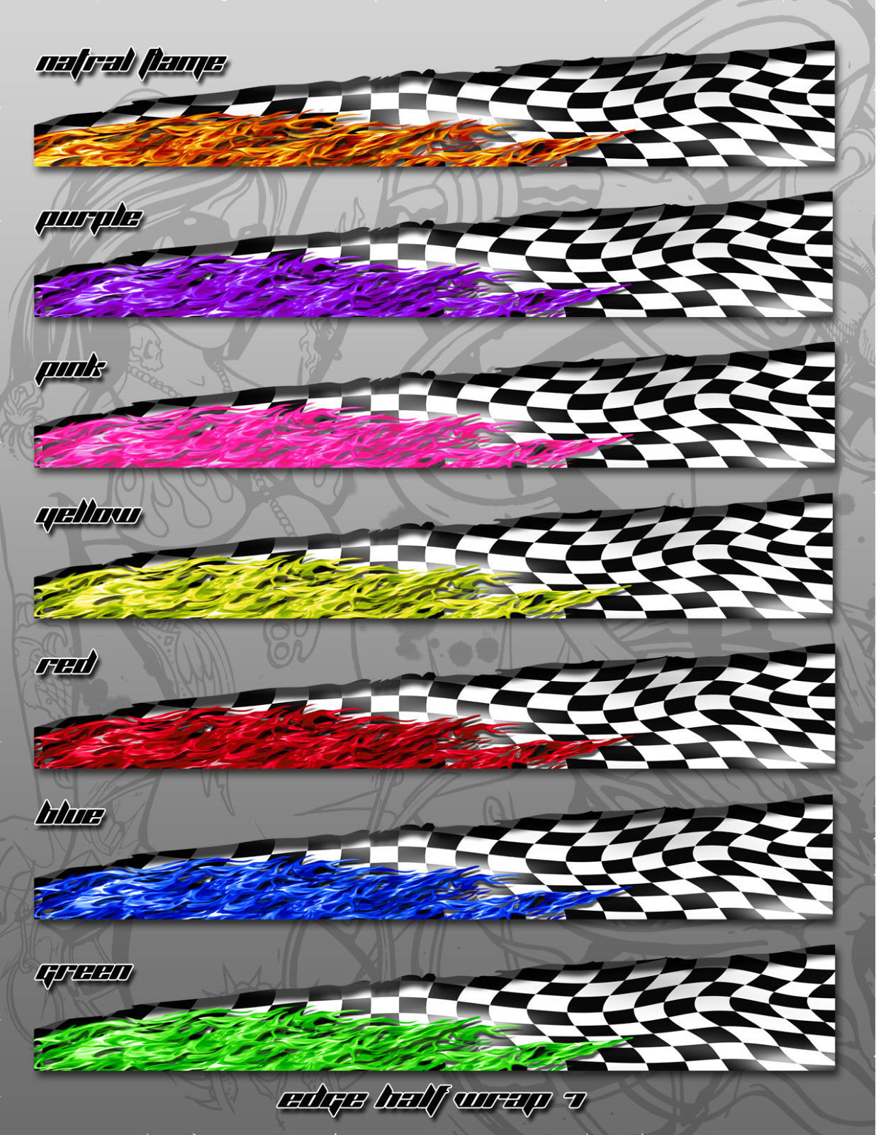 Image of RACE CAR, TRUCK, TRAILER, IMCA, OUTLAW, SPRINT, WRAP GRAPHICS - half wrap 7