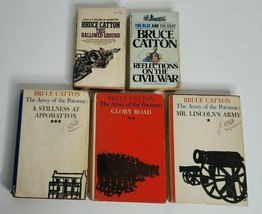 5 BRUCE CATTON Books Lot Army of the Potomac Trilogy, Hallowed Ground, C... - $19.99