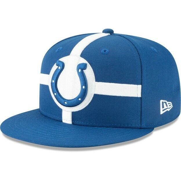 INDIANAPOLIS COLTS NFL New Era 59FIFTY 2019 DRAFT ON-STAGE Hat Fitted 7 1/4 $38