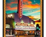 Hollywood Movie Theater by Larry Grossman 12" x 15" Metal Sign