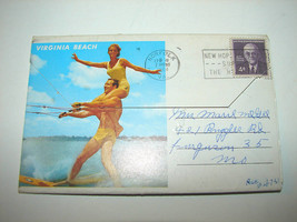 1961 Virginia Beach Souvenir Postcard Folder Photo Set - $12.99