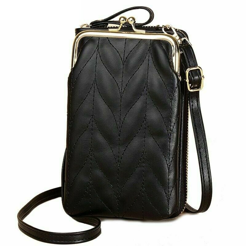 Designer Phone Pocket Shoulder Bag for Women Soft Leather Small Crossbody Bags