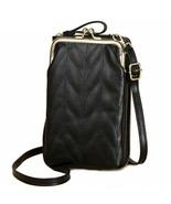 Designer Phone Pocket Shoulder Bag for Women Soft Leather Small Crossbod... - $26.72