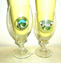 2 Ayinger Bier Spezialitaten Aying German Beer Glasses - £11.16 GBP