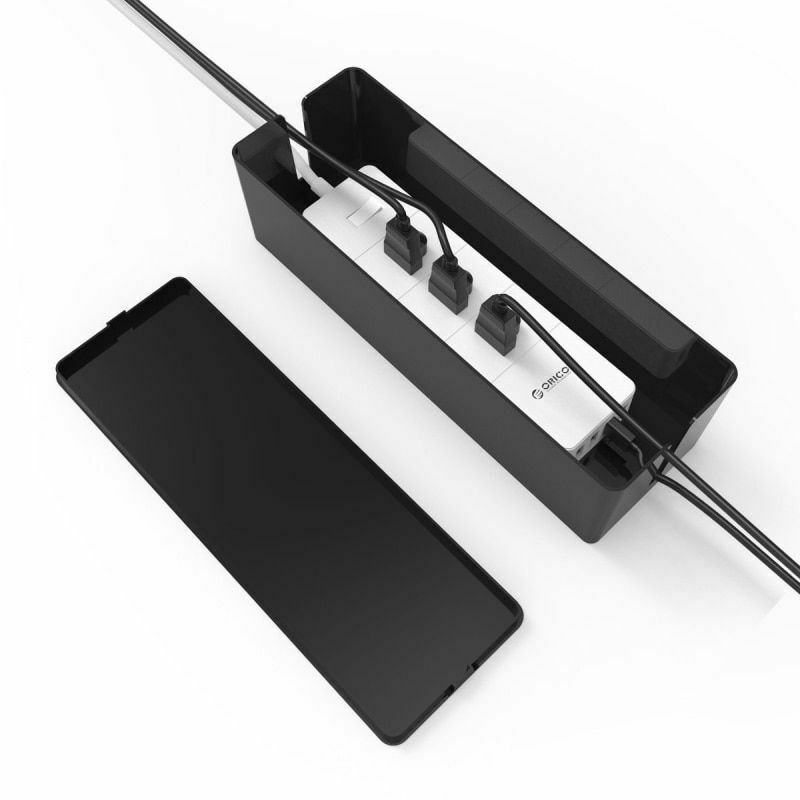 Electrical Cable Organizer Box Power Strip MultiCharger Wire Arranging