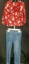 3T Old Navy Outfit (Red w/ Floral print) - $16.00