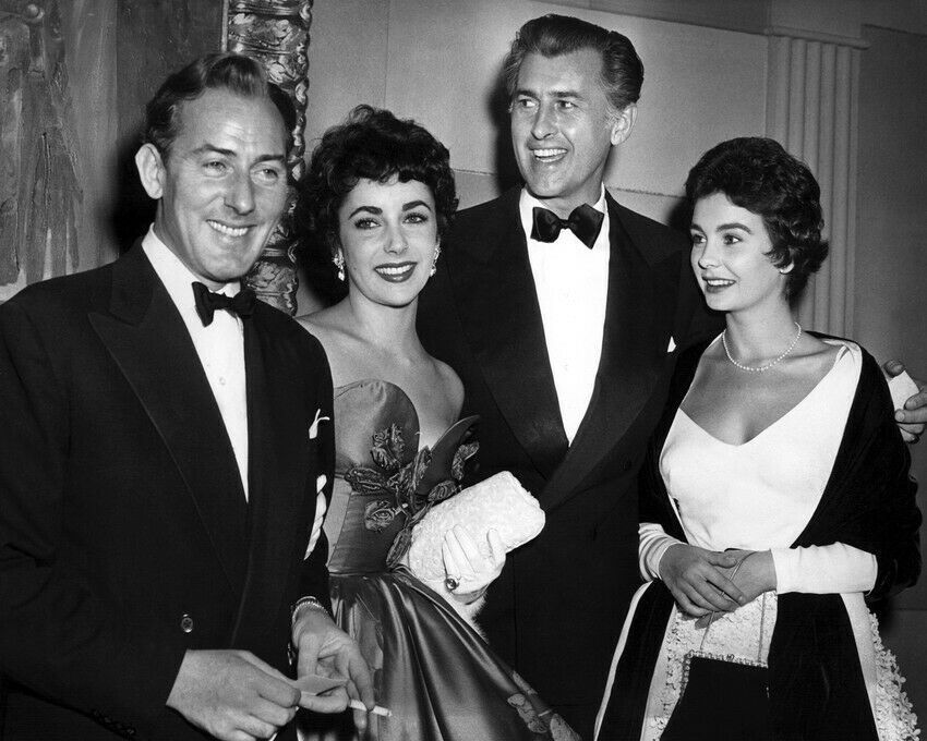 Elizabeth Taylor Stewart Granger Jean Simmons Michael Wilding 8x10 ...