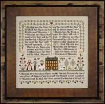 Beatitudes cross stitch chart Little House Needleworks  - $14.40