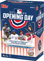 2022 MLB Topps Opening Day Baseball Blaster Box- 22 Packs Factory Sealed... - $59.95