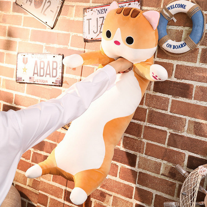 long cat plush toy